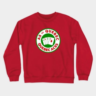 Defunct Quebec Aces Hockey Crewneck Sweatshirt